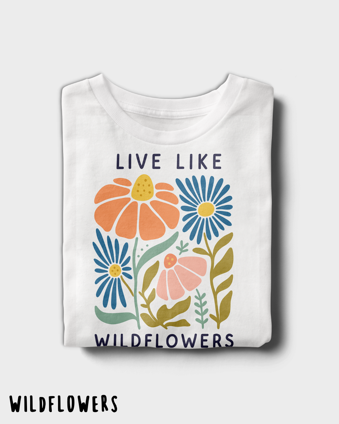 Adorable Wildflowers Printed T Shirt🌼🌼