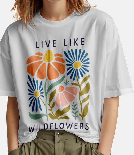 Adorable Wildflowers Printed T Shirt🌼🌼